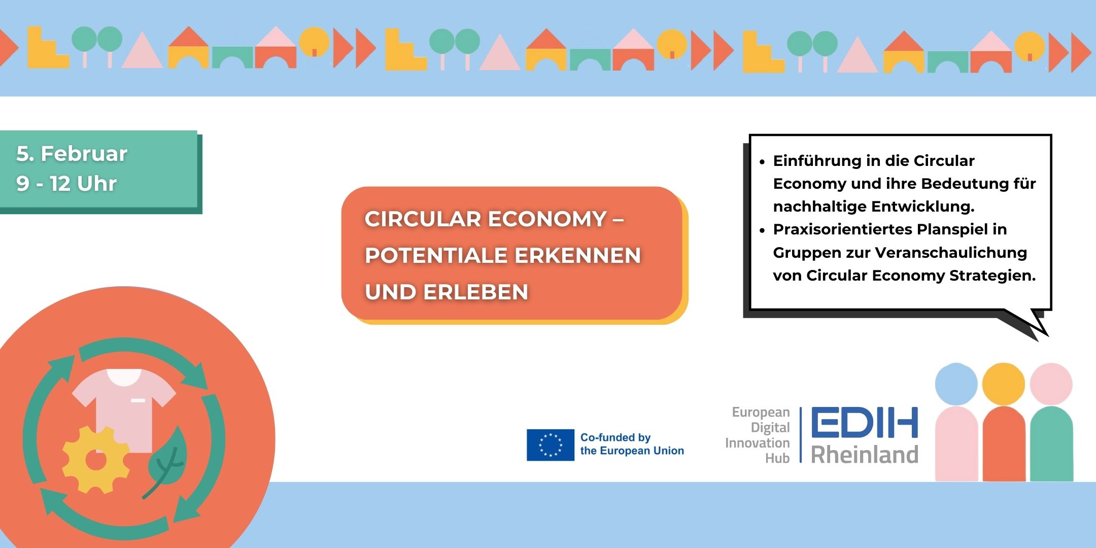 Längliche Graphik für den Workshop Circular Economy